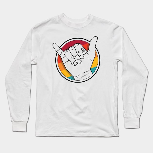 Air cooled Vdub Greeting / Shaka wave - Aircooled Life Long Sleeve T-Shirt by Aircooled Life